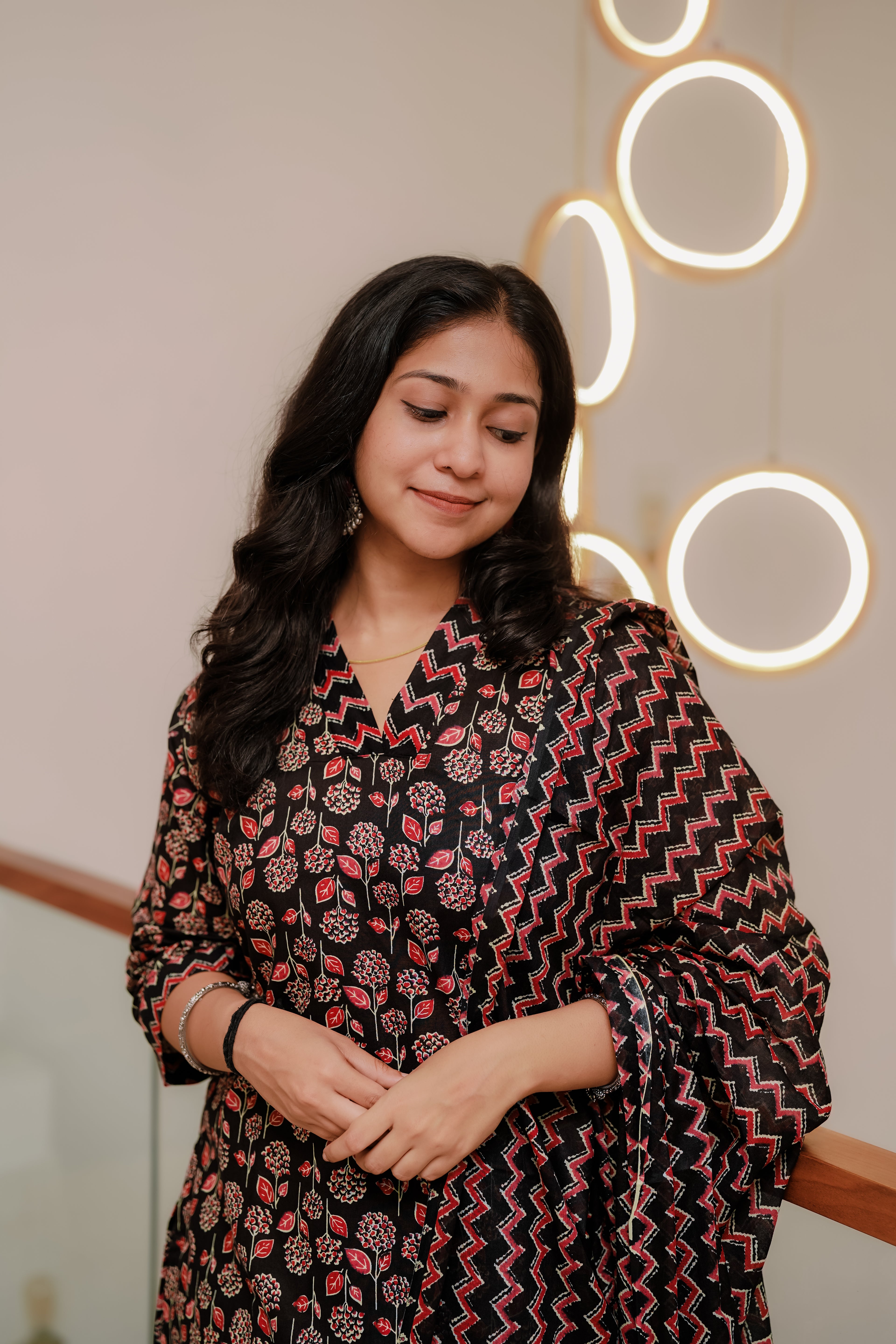 Ebony & Embers Kurtha Suit