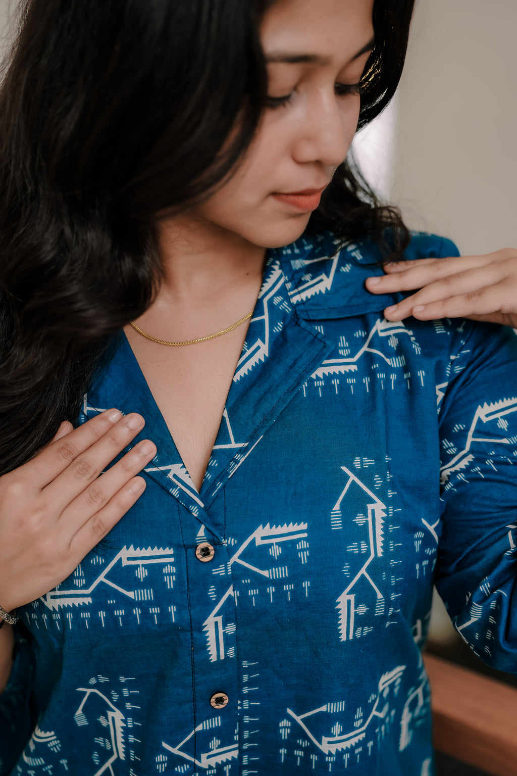 Find your peace in the perfect palette. 🌊 There’s something deeply calming about this shade of teal. We’ve kept the design minimal to let the intricate prints and the rich color do all the talking. Boutique quality, honestly priced at ₹1299.